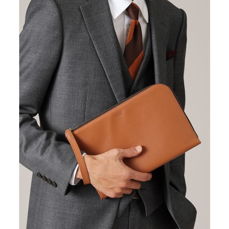 【ベーシック】レザー クラッチバッグ | TAKEO KIKUCHI | 詳細画像14 