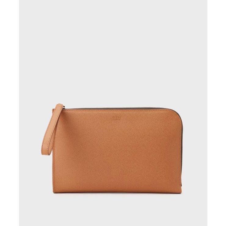 ブラウン(042) | 【ベーシック】レザー クラッチバッグ | TAKEO KIKUCHI