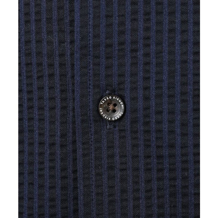 【抗菌防臭／7分袖】サッカージャージ ストライプシャツ | TAKEO KIKUCHI | 詳細画像9 