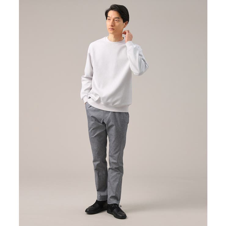 【Made in JAPAN】播州織 ヘリンボン ストレート パンツ | TAKEO KIKUCHI | 詳細画像27 