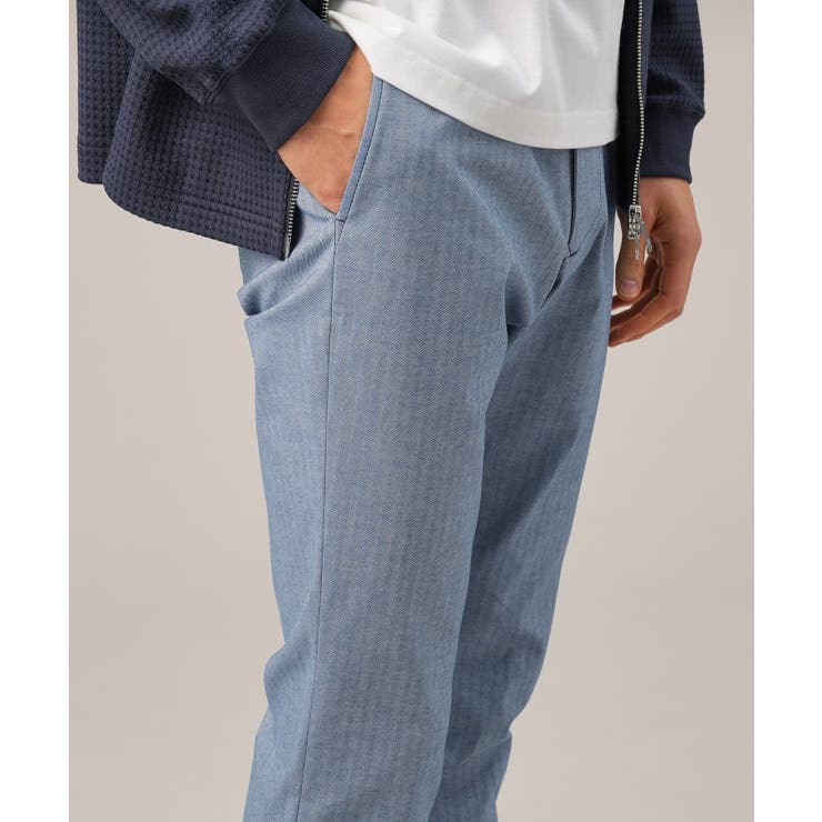 【Made in JAPAN】播州織 ヘリンボン ストレート パンツ | TAKEO KIKUCHI | 詳細画像38 