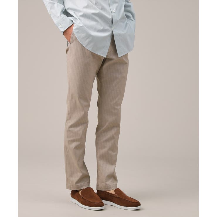 【Made in JAPAN】播州織 ヘリンボン ストレート パンツ | TAKEO KIKUCHI | 詳細画像44 