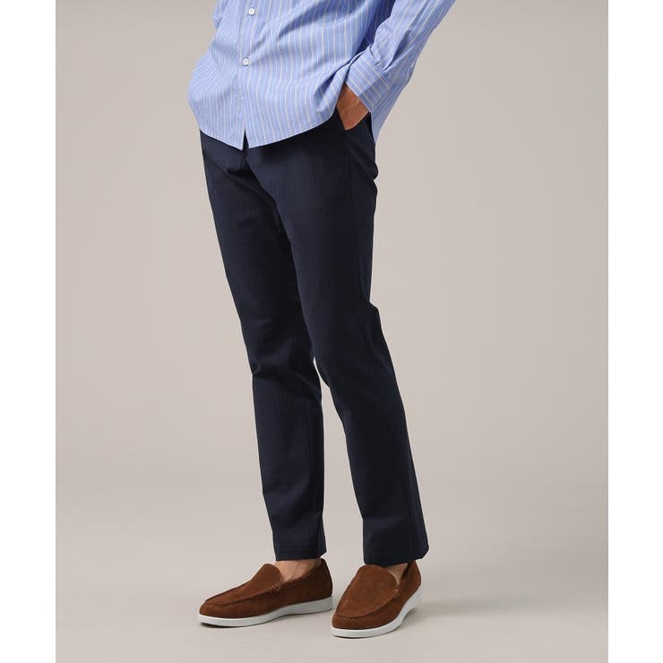 【Made in JAPAN】播州織 ヘリンボン ストレート パンツ | TAKEO KIKUCHI | 詳細画像7 