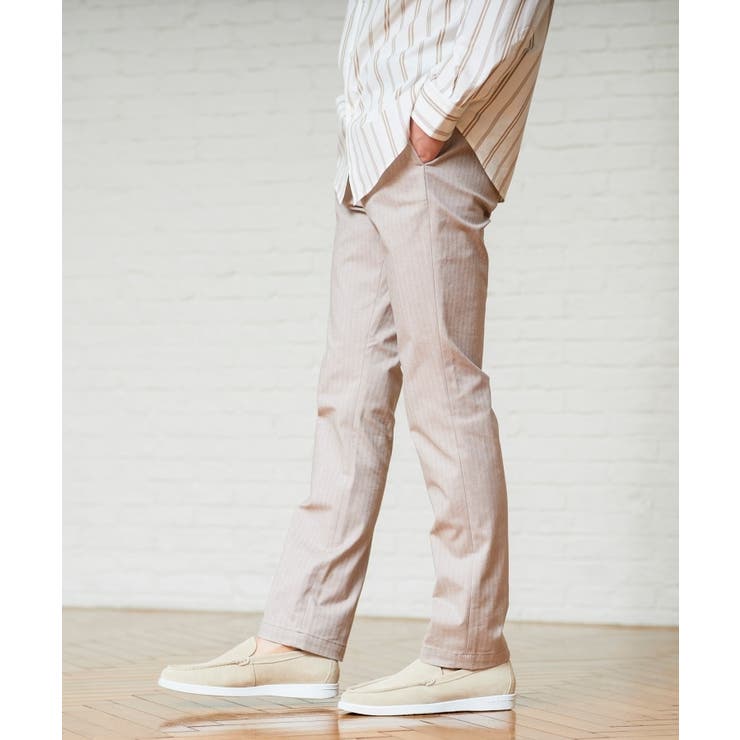 【Made in JAPAN】播州織 ヘリンボン ストレート パンツ | TAKEO KIKUCHI | 詳細画像51 