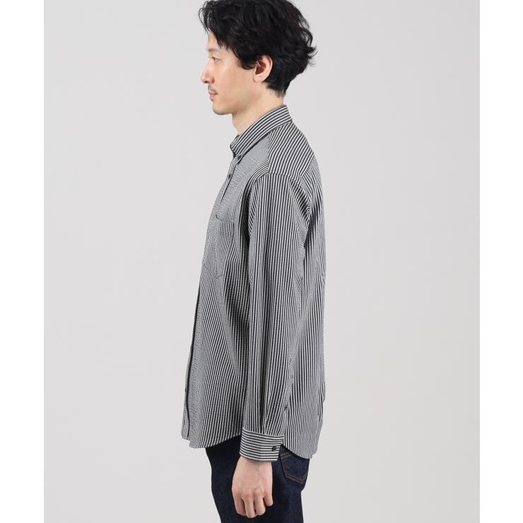 【抗菌防臭/シーズンレス】シアサッカー ジャージシャツ | TAKEO KIKUCHI | 詳細画像3 