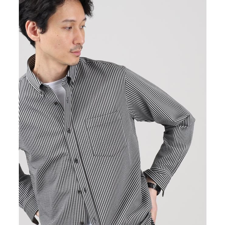 【抗菌防臭/シーズンレス】シアサッカー ジャージシャツ | TAKEO KIKUCHI | 詳細画像32 