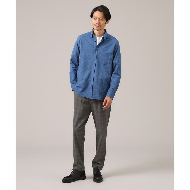 【抗菌防臭/シーズンレス】シアサッカー ジャージシャツ | TAKEO KIKUCHI | 詳細画像47 