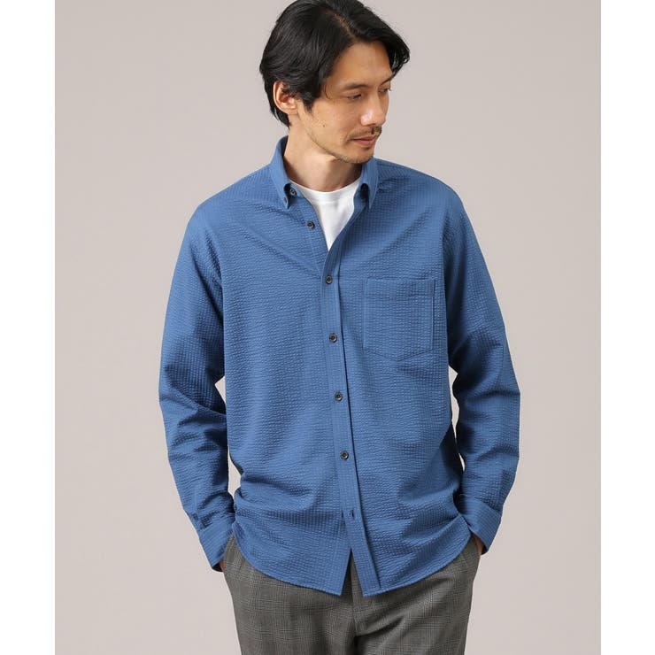 【抗菌防臭/シーズンレス】シアサッカー ジャージシャツ | TAKEO KIKUCHI | 詳細画像46 