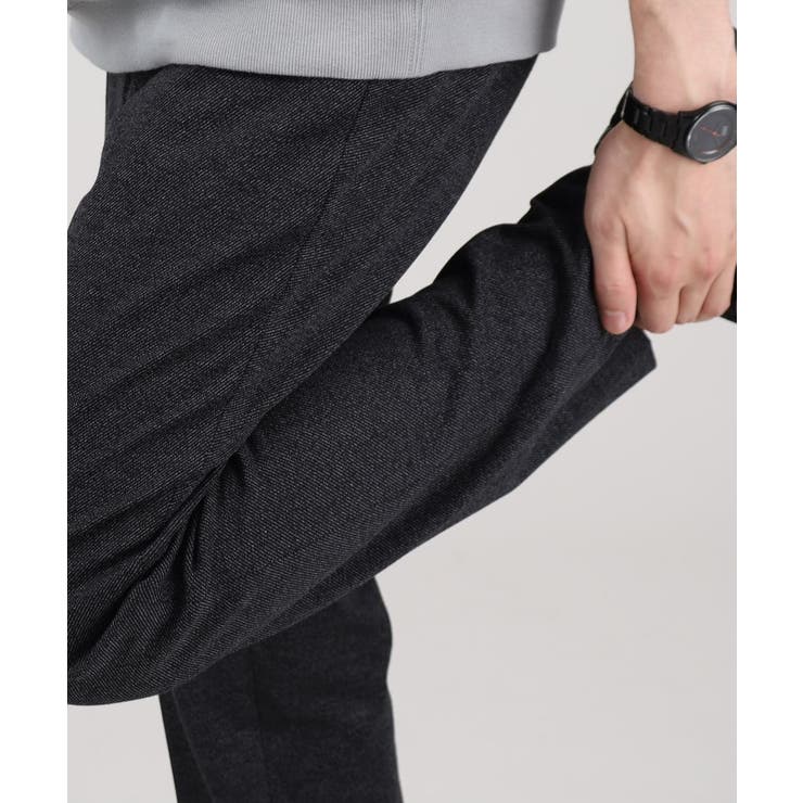 【Sサイズ～】メランジ ストレッチ ジャージー スラックス | TAKEO KIKUCHI | 詳細画像10 