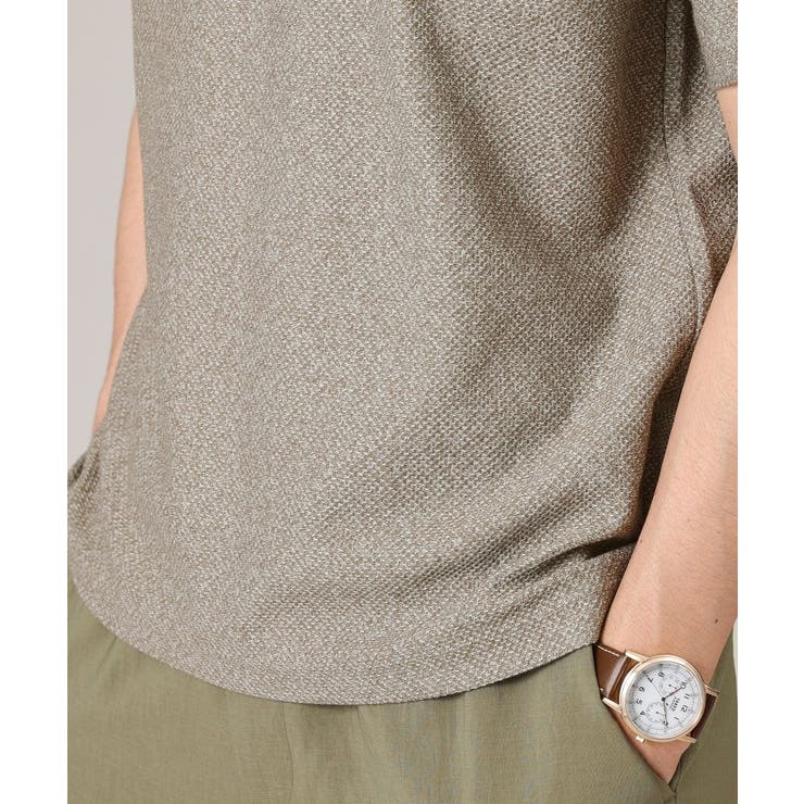 【尾州織/Made in JAPAN】メランジ Tシャツ | TAKEO KIKUCHI | 詳細画像11 