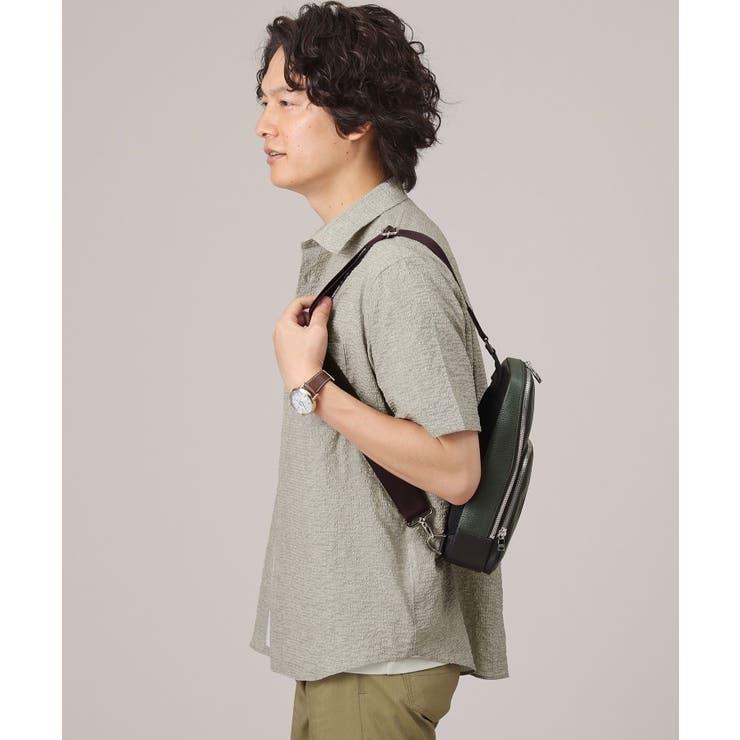 【無地・チェック・ボタニカル柄】リップル シャツ | TAKEO KIKUCHI | 詳細画像3 