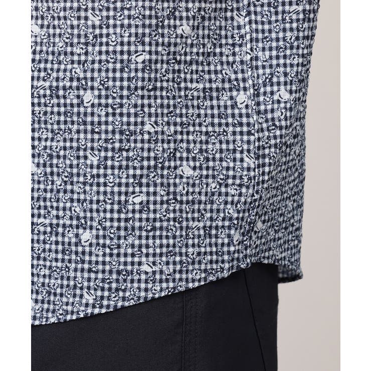 【無地・チェック・ボタニカル柄】リップル シャツ | TAKEO KIKUCHI | 詳細画像45 