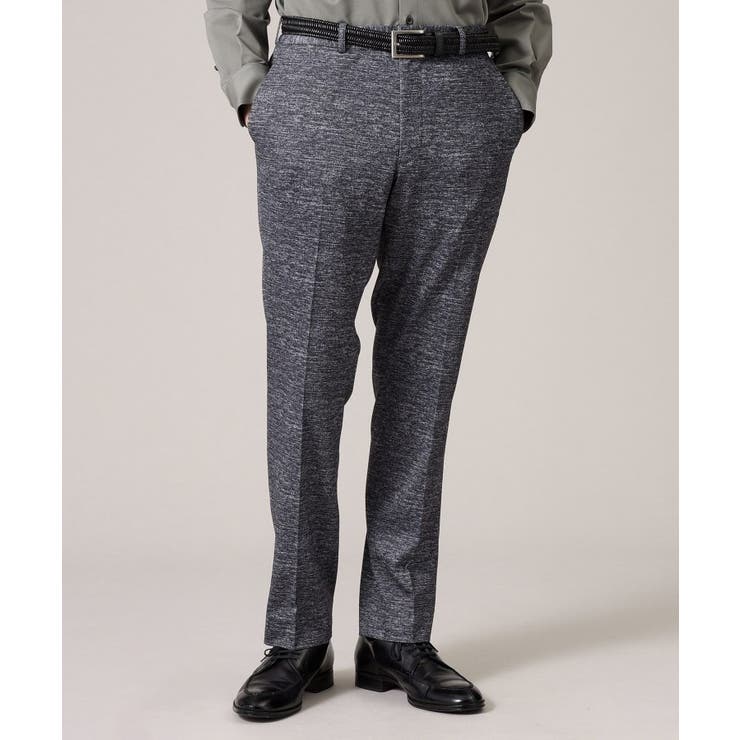 ミディアムグレー(012) | 【ONOFF対応】TRダブルニット ストレッチパンツ | TAKEO KIKUCHI