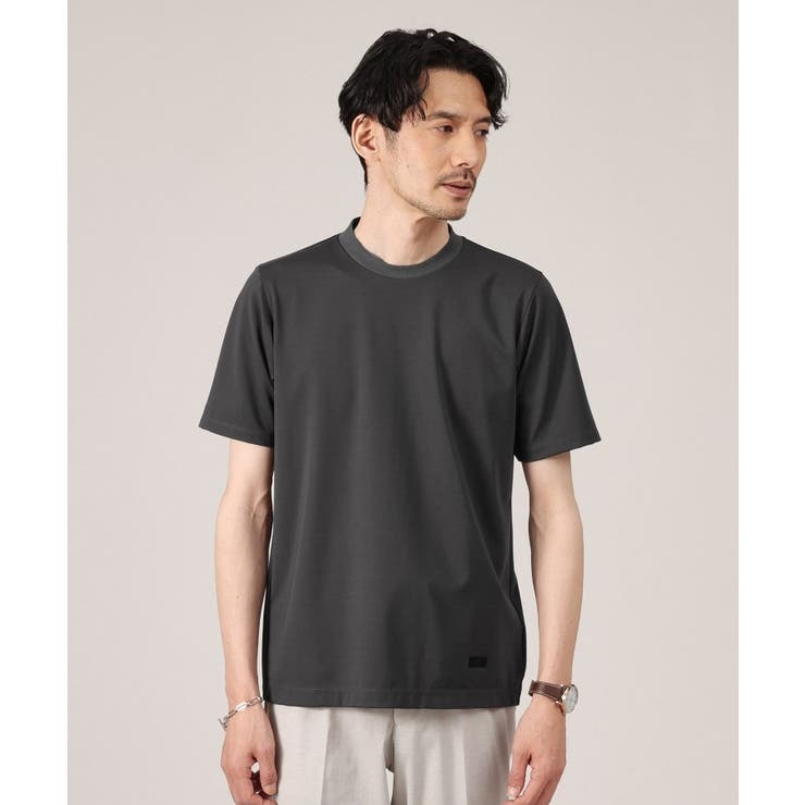 チャコールグレー(014) | 【接触冷感】テーラード Tシャツ | TAKEO KIKUCHI