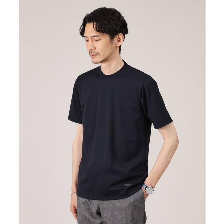 ネイビー(094) | 【接触冷感】テーラード Tシャツ | TAKEO KIKUCHI