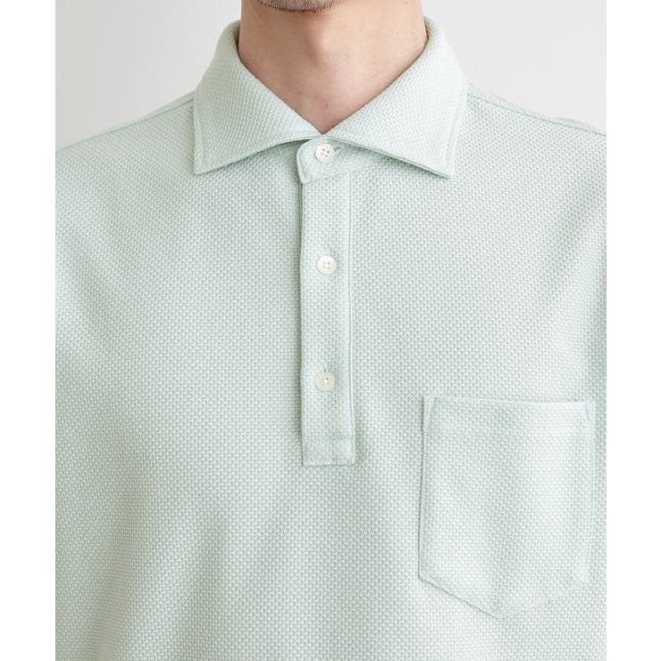 【尾州織】メランジメッシュ ポロシャツ | TAKEO KIKUCHI | 詳細画像5 