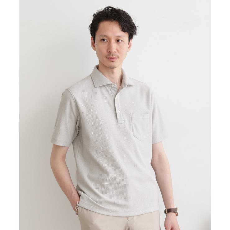 【尾州織】メランジメッシュ ポロシャツ | TAKEO KIKUCHI | 詳細画像11 