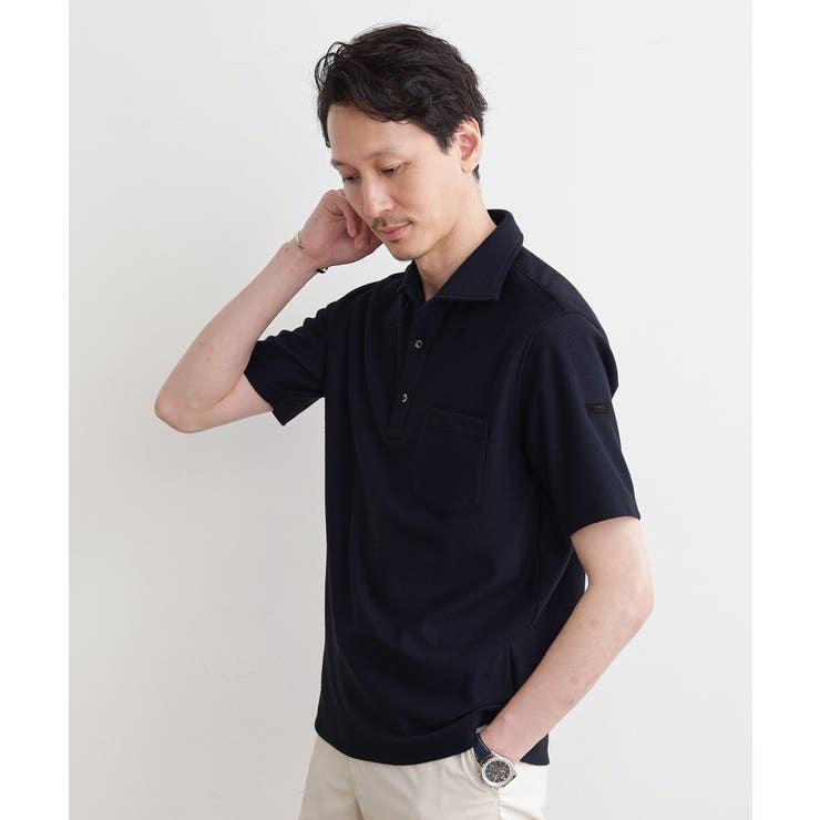 【尾州織】メランジメッシュ ポロシャツ | TAKEO KIKUCHI | 詳細画像31 