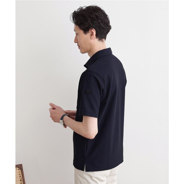 【尾州織】メランジメッシュ ポロシャツ | TAKEO KIKUCHI | 詳細画像32 