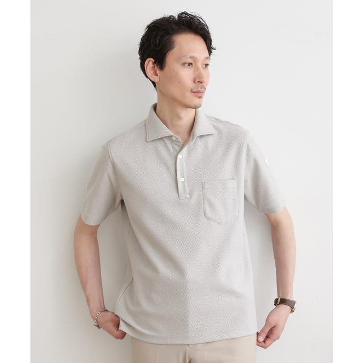 【尾州織】メランジメッシュ ポロシャツ | TAKEO KIKUCHI | 詳細画像9 