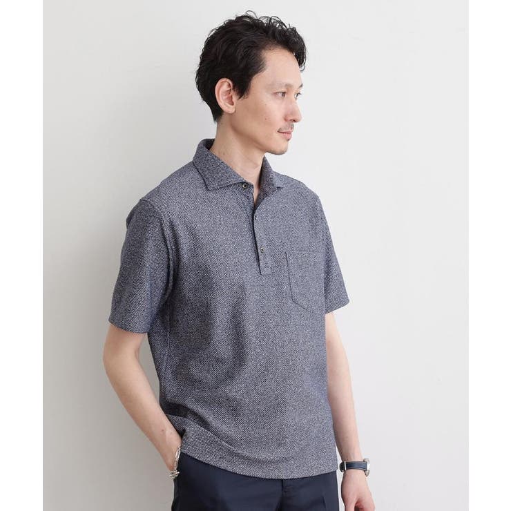 【尾州織】メランジメッシュ ポロシャツ | TAKEO KIKUCHI | 詳細画像24 