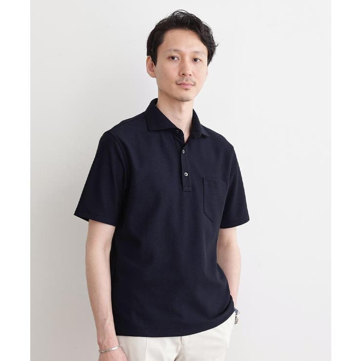 【尾州織】メランジメッシュ ポロシャツ | TAKEO KIKUCHI | 詳細画像30 