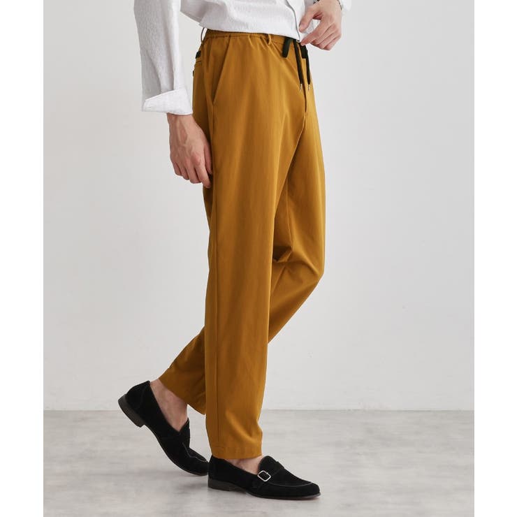 ブラウン(043) | 【3Dナイロンストレッチ】スリムイージーパンツ | TAKEO KIKUCHI