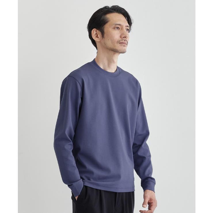 ネイビー(094) | 【Ｓサイズ～】ストレッチ テーラードＴシャツ | TAKEO KIKUCHI