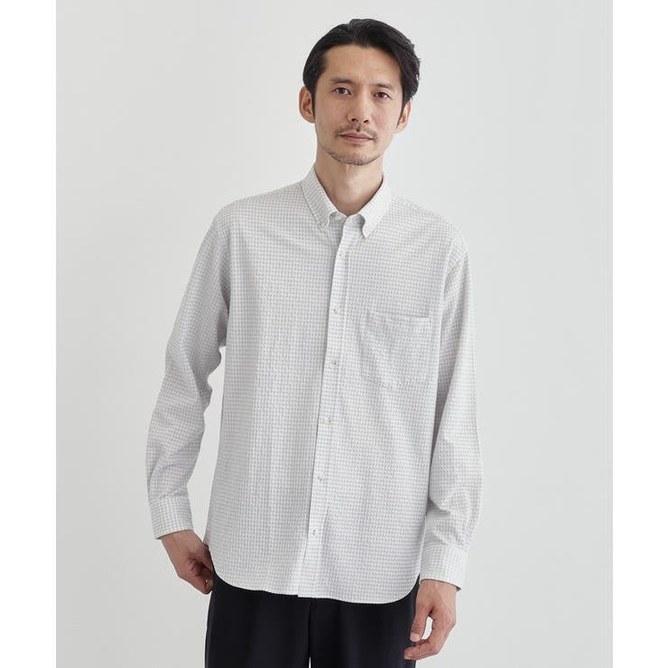 【抗菌防臭】サッカーギンガムチェック ボタンダウンシャツ | TAKEO KIKUCHI | 詳細画像16 