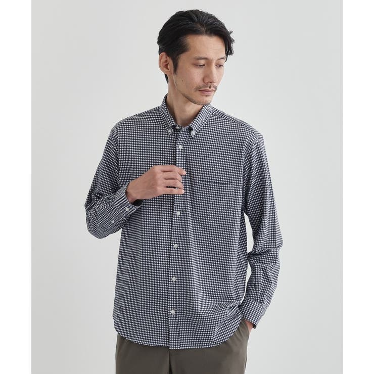 【抗菌防臭】サッカーギンガムチェック ボタンダウンシャツ | TAKEO KIKUCHI | 詳細画像24 