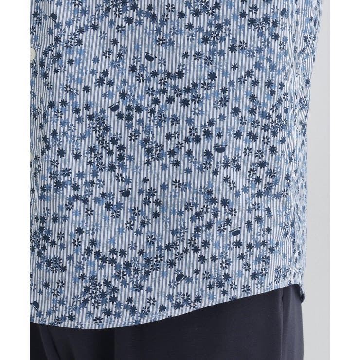 ストライプ小花 長袖シャツ | TAKEO KIKUCHI | 詳細画像8 