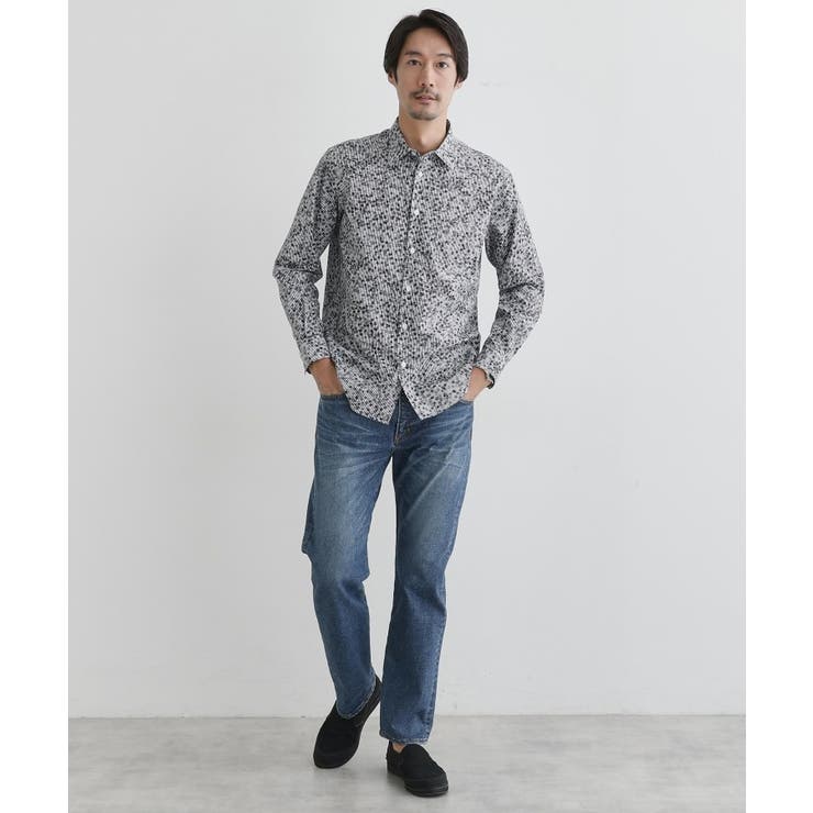 ストライプ小花 長袖シャツ | TAKEO KIKUCHI | 詳細画像13 