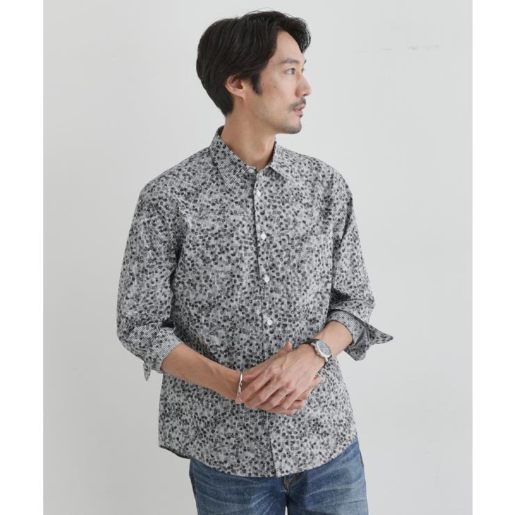 ストライプ小花 長袖シャツ | TAKEO KIKUCHI | 詳細画像12 