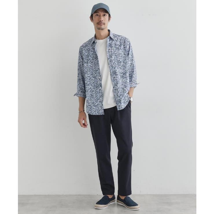 ストライプ小花 長袖シャツ | TAKEO KIKUCHI | 詳細画像25 