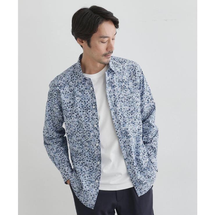 ストライプ小花 長袖シャツ | TAKEO KIKUCHI | 詳細画像28 