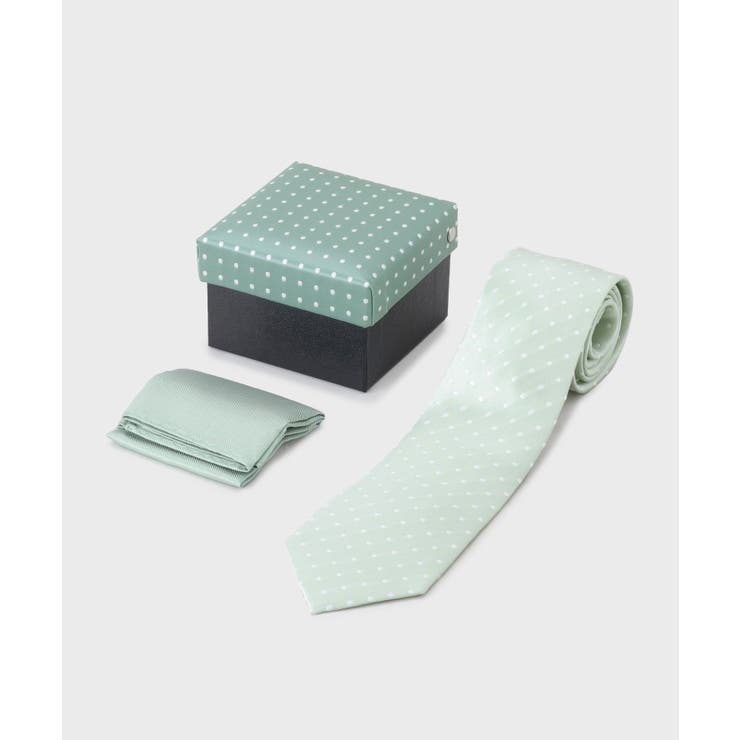 ライトグリーン(020) | フォーマルBOX チーフ&ネクタイセット | TAKEO KIKUCHI