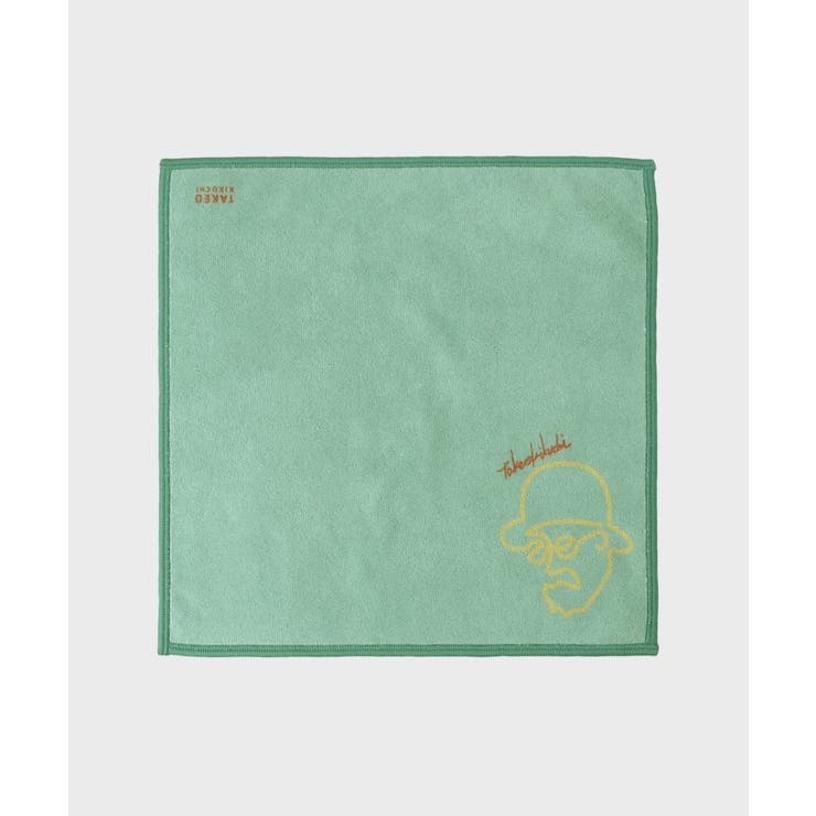 ライトグリーン(020) | ラインアートプリント フォンカチ | TAKEO KIKUCHI