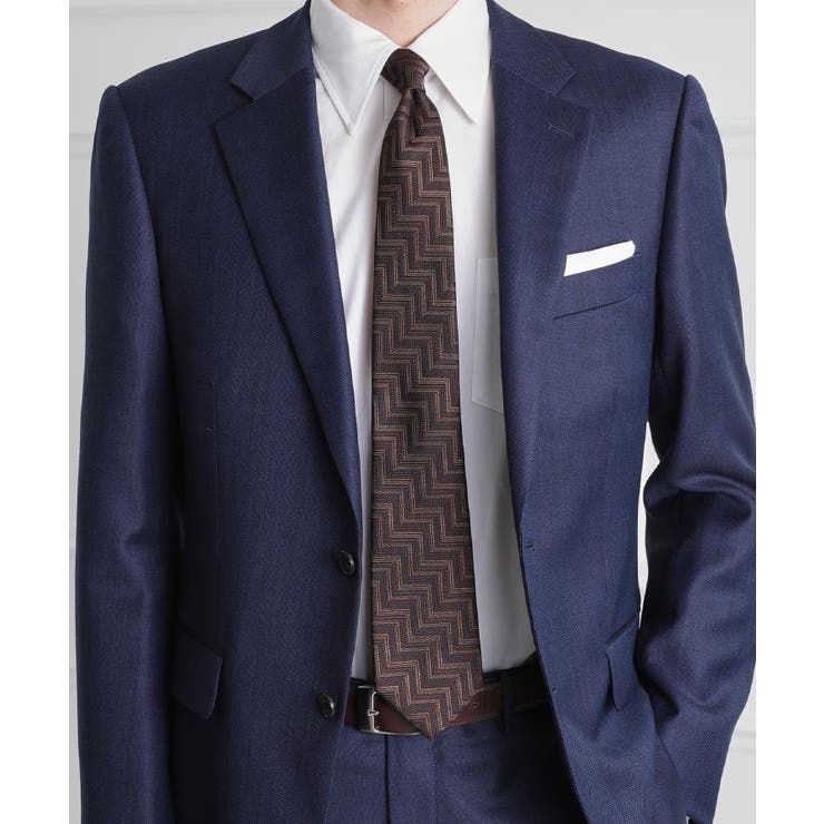 フィラメントシルク 網代文様シャドーストライプネクタイ | TAKEO KIKUCHI | 詳細画像7 