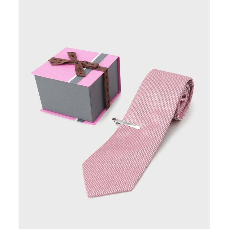 【BOXセット】ベーシック メランジ ネクタイ＆タイバー | TAKEO KIKUCHI | 詳細画像8 