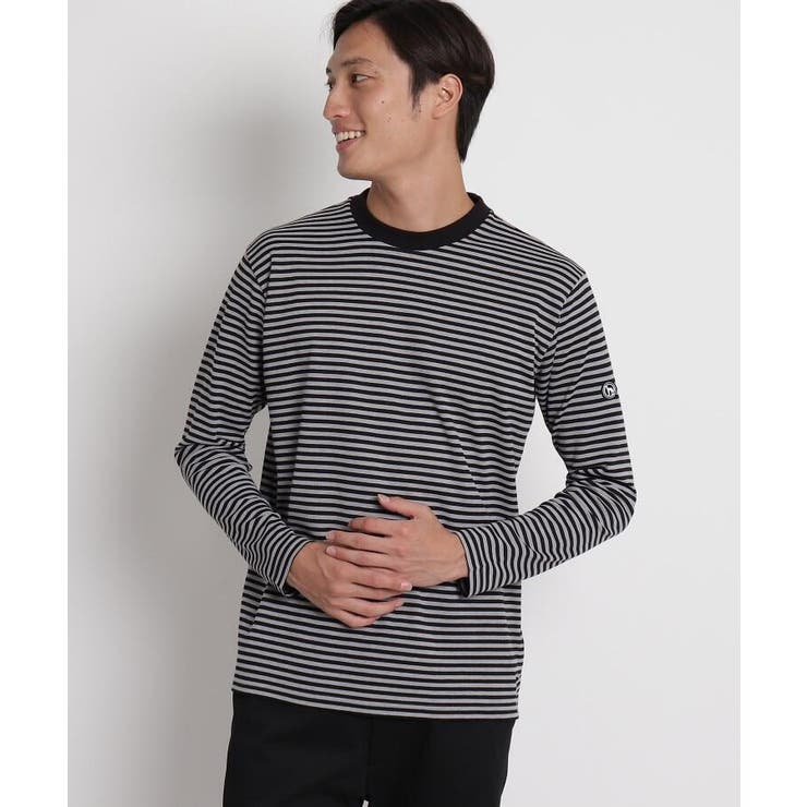 吸水速乾 Uvカット Adabatミラノリブ ボーダー長袖カットソー 品番 Wrdw Adabatmen アダバットメン のメンズ ファッション通販 Shoplist ショップリスト