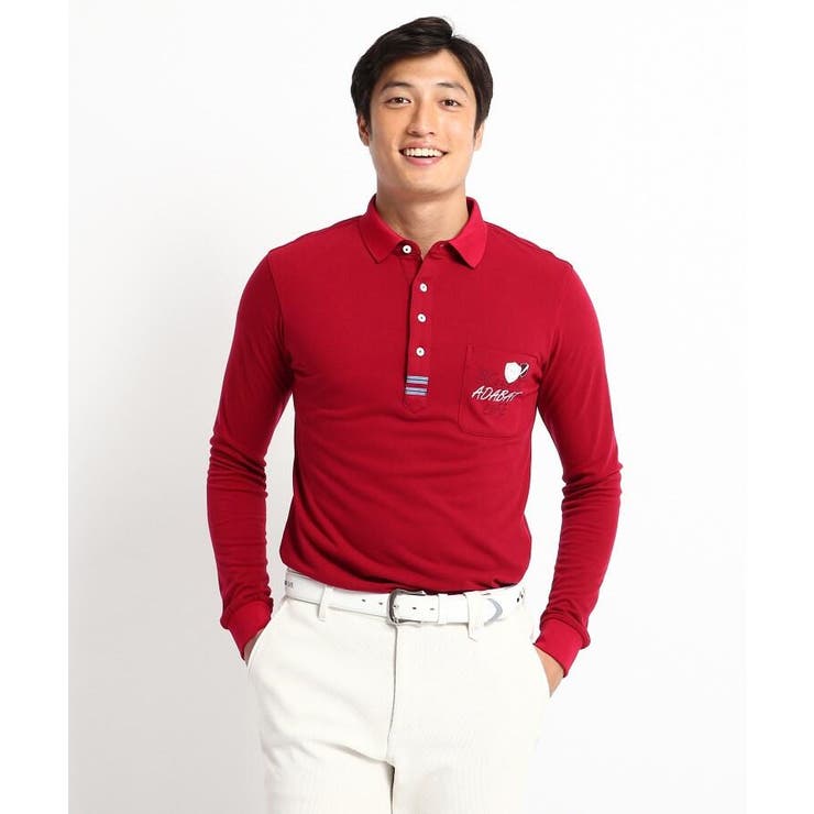 定番ベーシック長袖ポロシャツ 吸湿発熱 胸ポケット 品番 Wrdw0136445 Adabatmen アダバットメン のメンズファッション通販 Shoplist ショップリスト