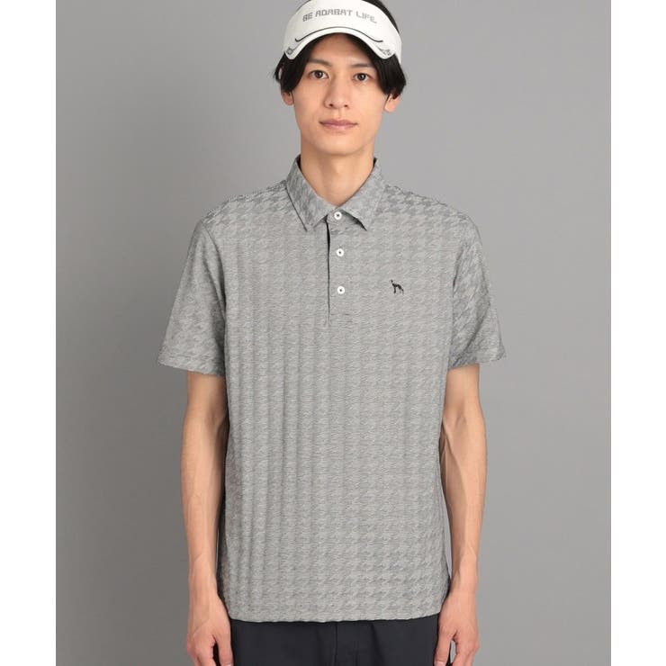 千鳥デザイン 半袖ポロシャツ | adabatmen | 詳細画像9 