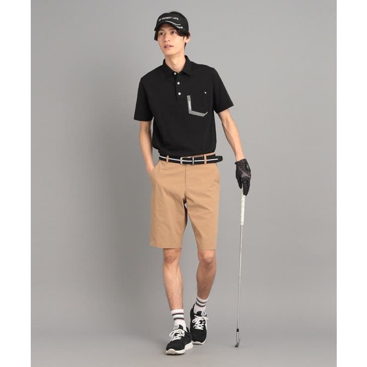 サッカーストライプ ポケットあり 半袖ポロシャツ | adabatmen | 詳細画像3 