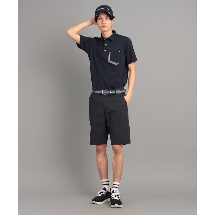 サッカーストライプ ポケットあり 半袖ポロシャツ | adabatmen | 詳細画像7 