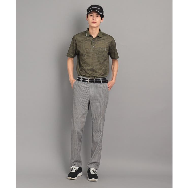 【撥水加工】千鳥デザイン ストレートパンツ | adabatmen | 詳細画像2 