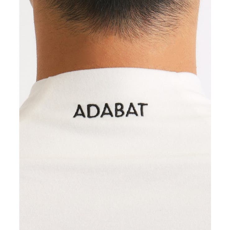 【吸湿発熱】メッセージロゴデザイン 長袖モックネックプルオーバー | adabatmen | 詳細画像5 