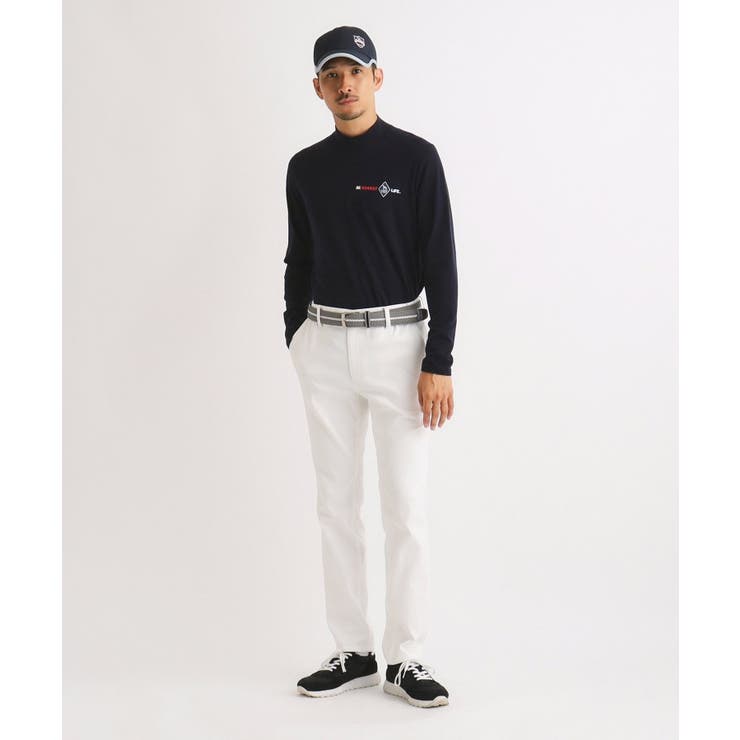 【吸湿発熱】メッセージロゴデザイン 長袖モックネックプルオーバー | adabatmen | 詳細画像14 