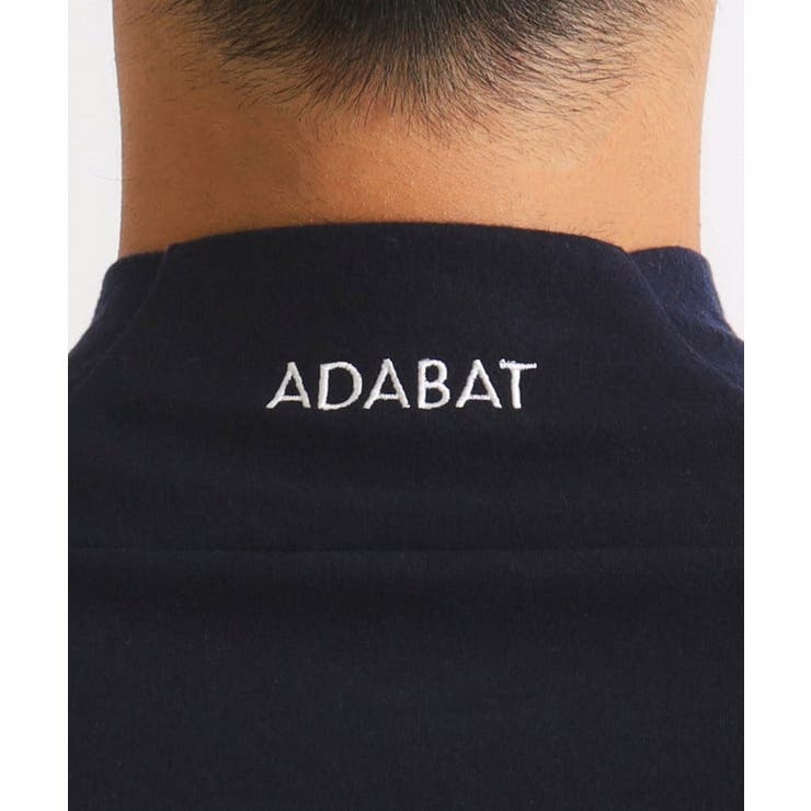 【吸湿発熱】メッセージロゴデザイン 長袖モックネックプルオーバー | adabatmen | 詳細画像17 