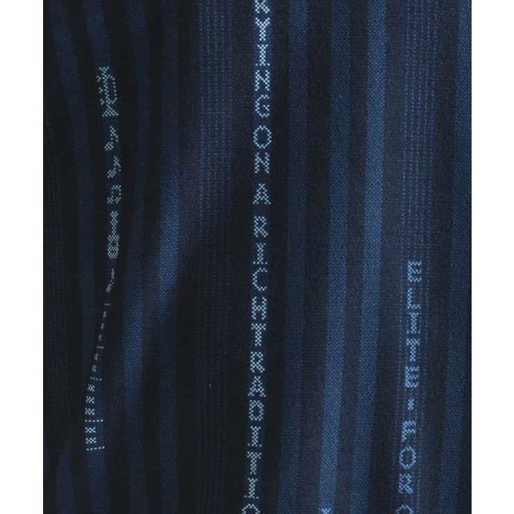 JAZZモチーフ ストライプデザイン 長袖ポロシャツ | adabatmen | 詳細画像10 