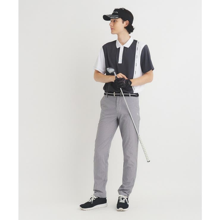 【ADBT】ツートーンカラーデザイン 半袖ポロシャツ | adabatmen | 詳細画像3 